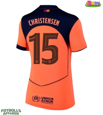 Barcelona Andreas Christensen #15 Tredje Tröja Kvinnor 2025-26 Kortärmad